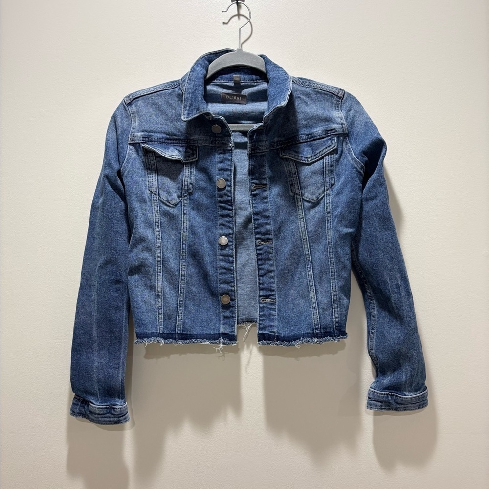 DL1961 • Girl’s Manning Jacket Denim in Cloud Trucker Jacket Size Large